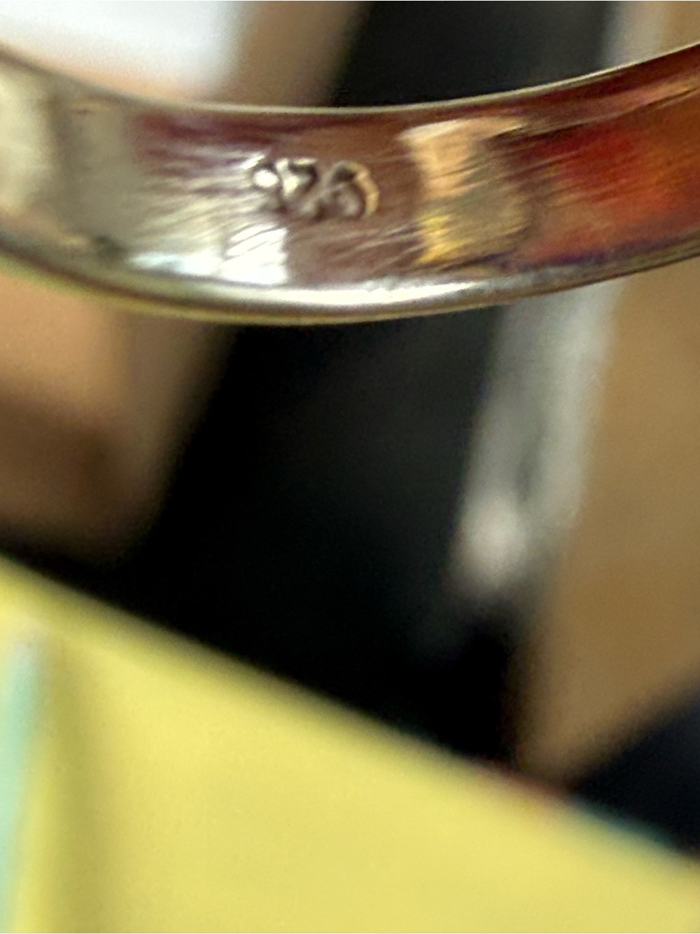 Hand Crafted Multicolor Lightning Opal Ring in Sterling Silver - Sterling Silver - Picture 5 of 6